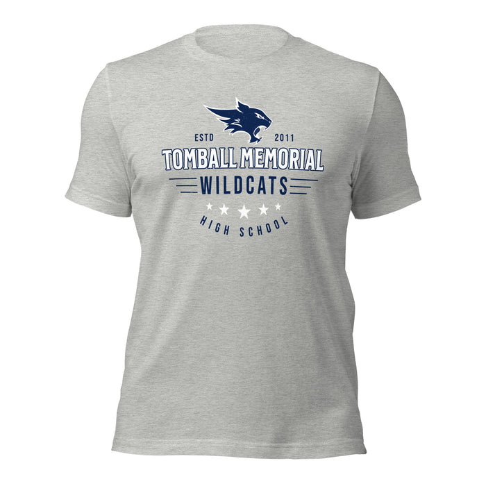 Tomball Memorial High School Wildcats Grey Premium Unisex T-shirt 217