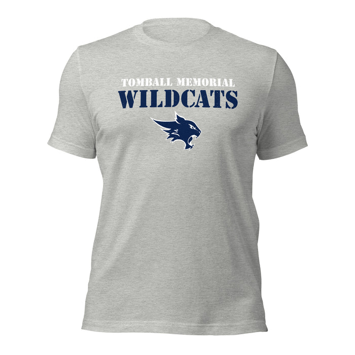 Tomball Memorial High School Wildcats Grey Premium Unisex T-shirt 222