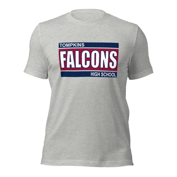 Tompkins High School Falcons Grey Premium Unisex T-shirt 098