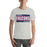 Man wearing Tompkins High School Falcons Grey Premium Unisex T-shirt 098