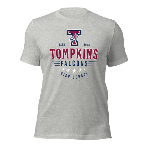 Tompkins High School Falcons Grey Premium Unisex T-shirt 217