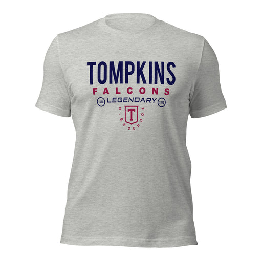 Tompkins High School Falcons Grey Premium Unisex T-shirt 003