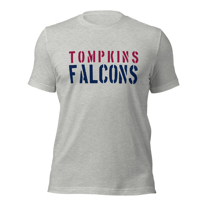 Tompkins High School Falcons Grey Premium Unisex T-shirt 017