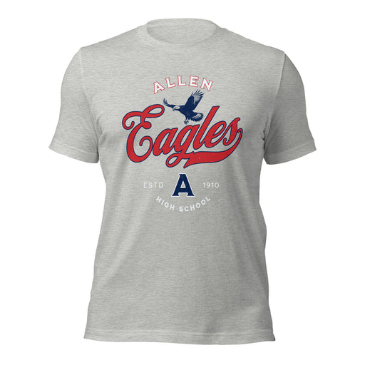 Allen High School Eagles Premium Grey Unisex T-shirt 205