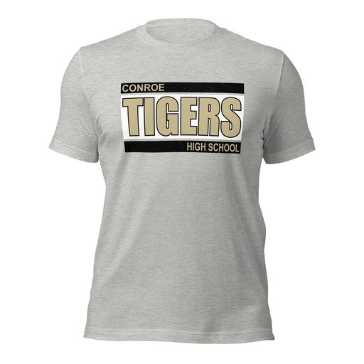 Conroe High School Tigers Athletic Heather Premium Unisex T-shirt 098