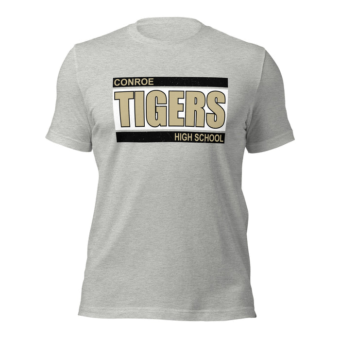 Conroe High School Tigers Athletic Heather Premium Unisex T-shirt 098