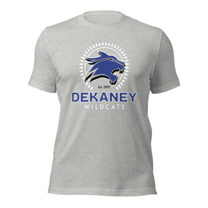Dekaney High School Wildcats Heather Grey Premium Unisex T-shirt 226