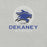 Close-up view of Dekaney High School Wildcats Heather Grey Premium Unisex T-shirt 226