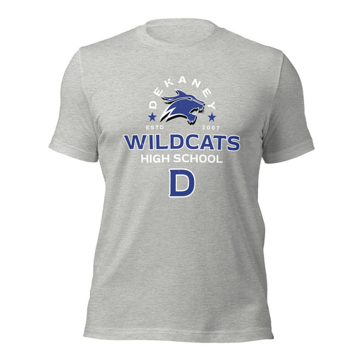 Dekaney High School Wildcats Heather Grey Premium Unisex T-shirt 222