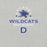 Close-up view of Dekaney High School Wildcats Heather Grey Premium Unisex T-shirt 222