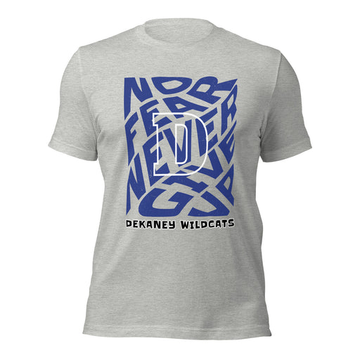 Dekaney High School Wildcats Heather Grey Premium Unisex T-shirt 236