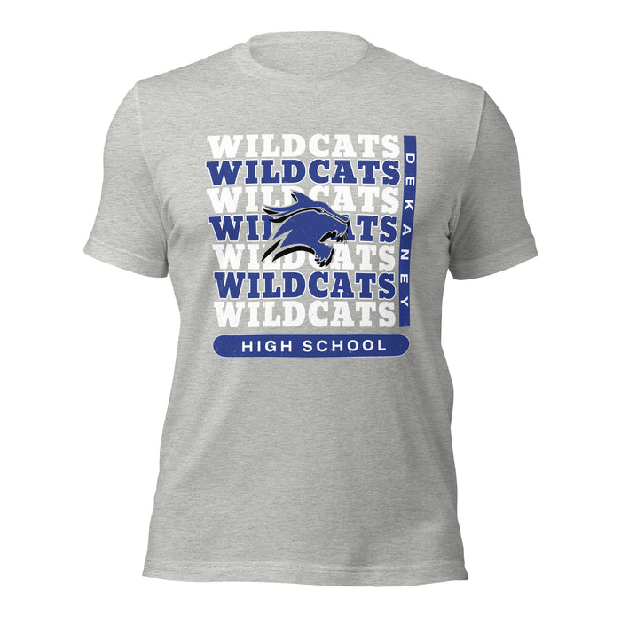Dekaney High School Wildcats Heather Grey Premium Unisex T-shirt 235