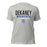 Dekaney High School Wildcats Heather Grey Premium Unisex T-shirt 003