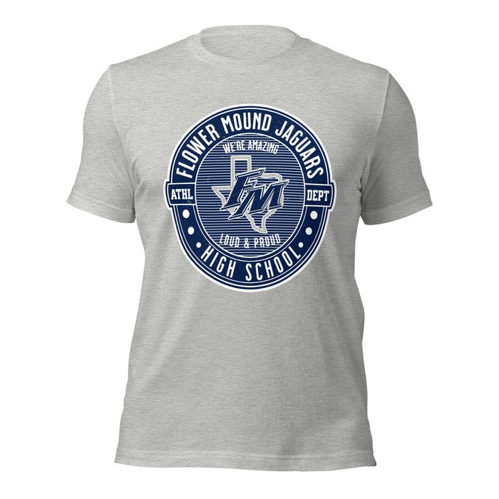 Flower Mound High School Jaguars Athletic Grey Premium T-shirt 224