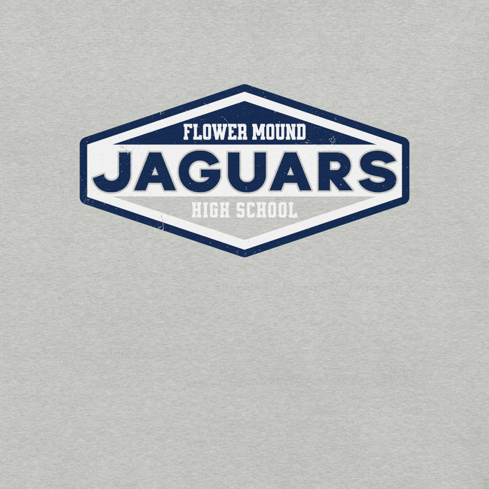 Close-up view of Flower Mound High School Jaguars Athletic Grey Premium T-shirt 009