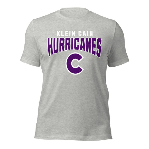 Klein Cain High School Hurricanes Heather Grey Premium Unisex T-shirt 234