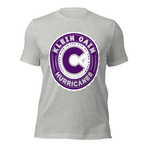 Klein Cain High School Hurricanes Heather Grey Premium Unisex T-shirt 216