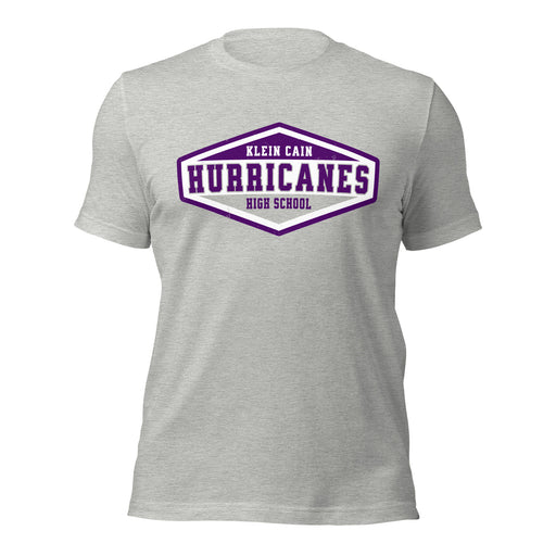 Klein Cain High School Hurricanes Heather Grey Premium Unisex T-shirt 009
