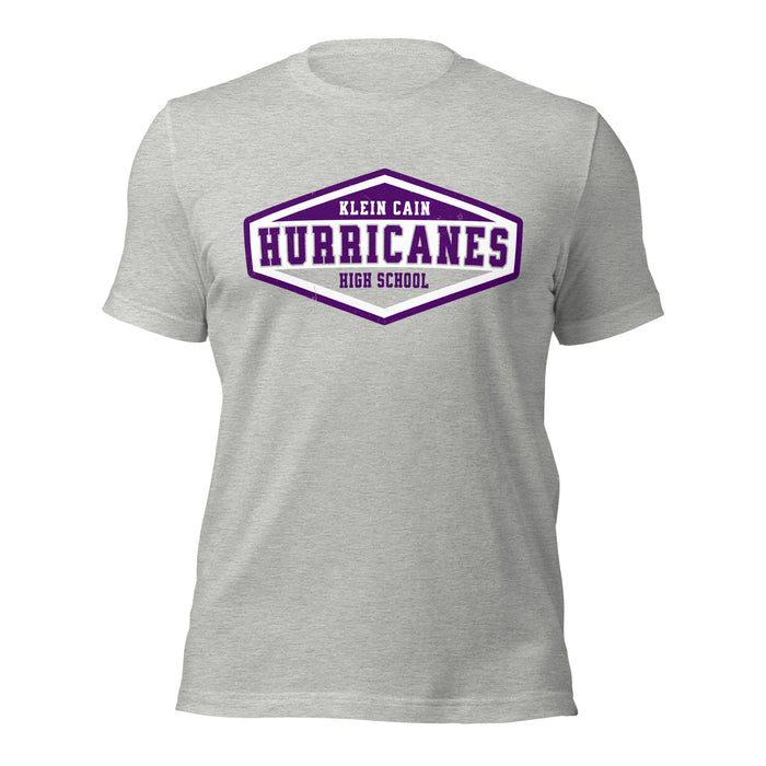 Klein Cain High School Hurricanes Heather Grey Premium Unisex T-shirt 009