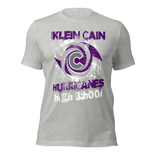 Klein Cain High School Hurricanes Heather Grey Premium Unisex T-shirt 205
