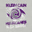 Close-up view of Klein Cain High School Hurricanes Heather Grey Premium Unisex T-shirt 205