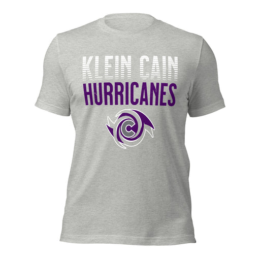 Klein Cain High School Hurricanes Heather Grey Premium Unisex T-shirt 024