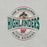 Close-up view of The Woodlands High School Highlanders Athletic Heather Premium Unisex T-shirt 218