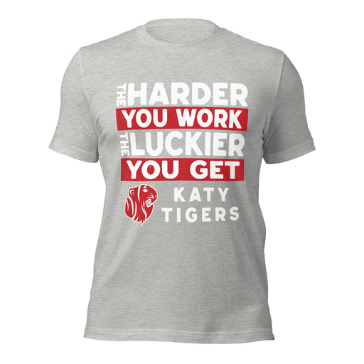 Katy High School Tigers Athletic Heather Grey Premium Unisex T-shirt 238