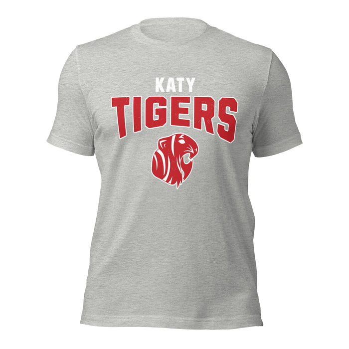 Katy High School Tigers Athletic Heather Grey Premium Unisex T-shirt 234