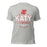 Katy High School Tigers Athletic Heather Grey Premium Unisex T-shirt 217