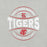 Close-up view of Katy High School Tigers Athletic Heather Grey Premium Unisex T-shirt 218