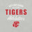 Close-up view of Katy High School Tigers Athletic Heather Grey Premium Unisex T-shirt 034