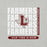 Close-up view of Lewisville High School Farmers Grey Premium Unisex T-shirt 235