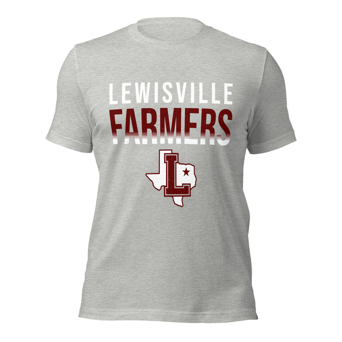 Lewisville High School Farmers Grey Premium Unisex T-shirt 024