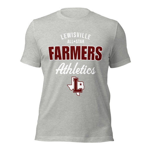 Lewisville High School Farmers Grey Premium Unisex T-shirt 034