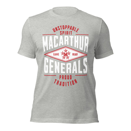 MacArthur High School Generals Grey Premium Unisex T-shirt 210