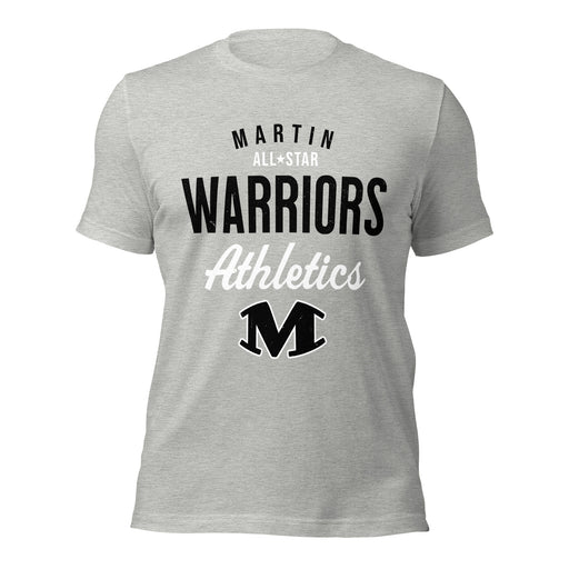 Martin High School Warriors Grey Premium Unisex T-shirt 034
