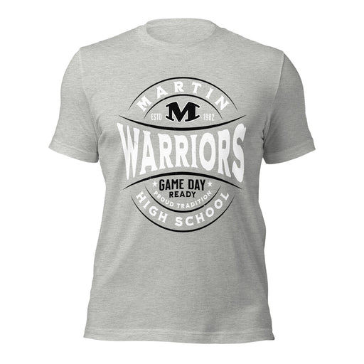 Martin High School Warriors Grey Premium Unisex T-shirt 218