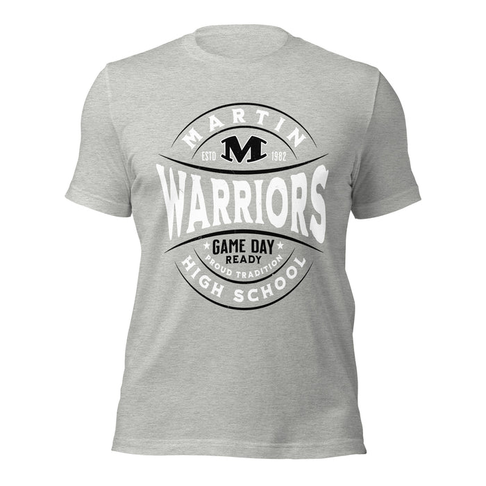 Martin High School Warriors Grey Premium Unisex T-shirt 218