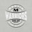 Close-up view of Martin High School Warriors Grey Premium Unisex T-shirt 218