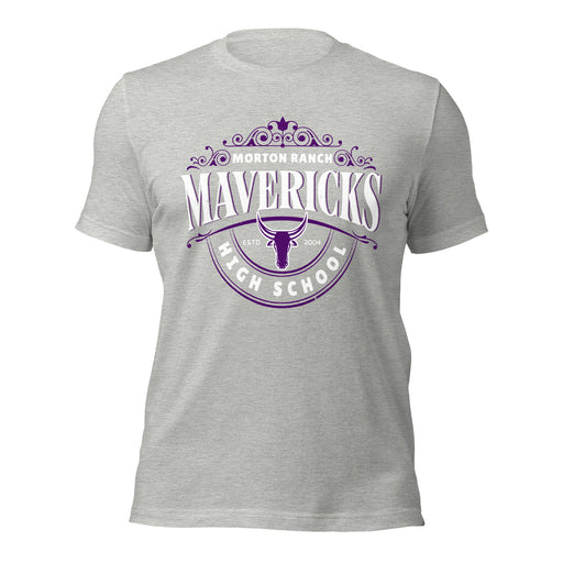 Morton Ranch High School Mavericks Premium Grey Unisex T-shirt 211