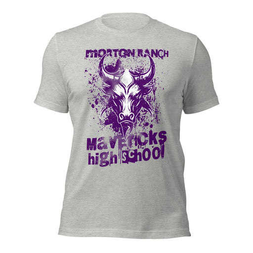 Morton Ranch High School Mavericks Premium Grey Unisex T-shirt 205