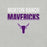 Close-up view of Morton Ranch High School Mavericks Premium Grey Unisex T-shirt 024