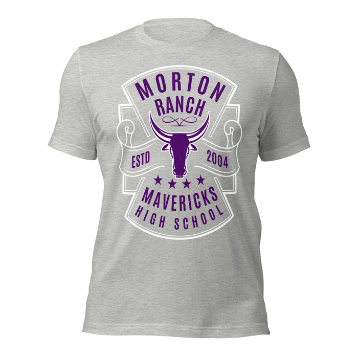 Morton Ranch High School Mavericks Premium Grey Unisex T-shirt 207