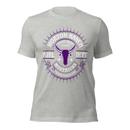 Morton Ranch High School Mavericks Premium Grey Unisex T-shirt 201