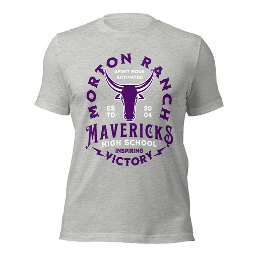 Morton Ranch High School Mavericks Premium Grey Unisex T-shirt 206