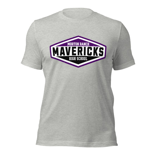 Morton Ranch High School Mavericks Premium Grey Unisex T-shirt 009