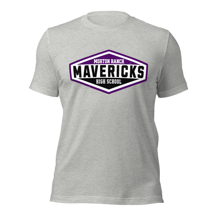 Morton Ranch High School Mavericks Premium Grey Unisex T-shirt 009