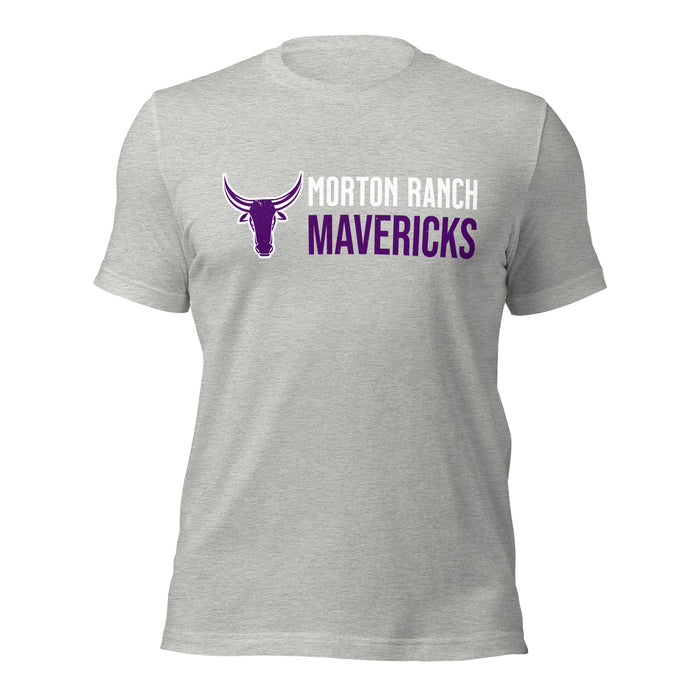 Morton Ranch High School Mavericks Premium Grey Unisex T-shirt 200