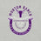 Close-up view of Morton Ranch High School Mavericks Premium Grey Unisex T-shirt 229